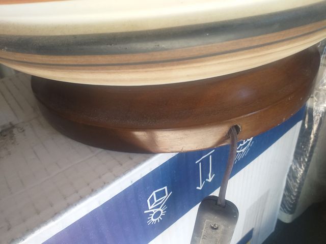 Lampada da tavolo anni '70 grande base