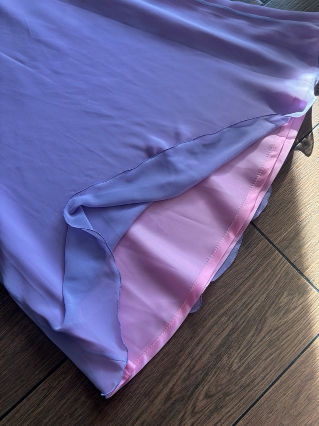 Conjunto para evento ( falda, top y chal )