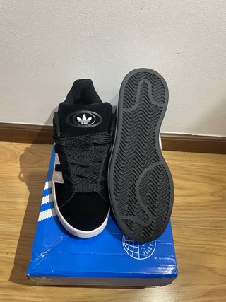 Sapatilhas Adidas Campus Preto e Branco