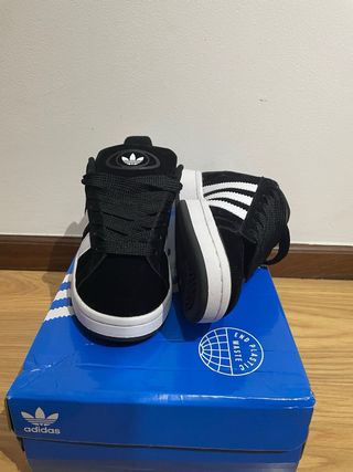 Sapatilhas Adidas Campus Preto e Branco