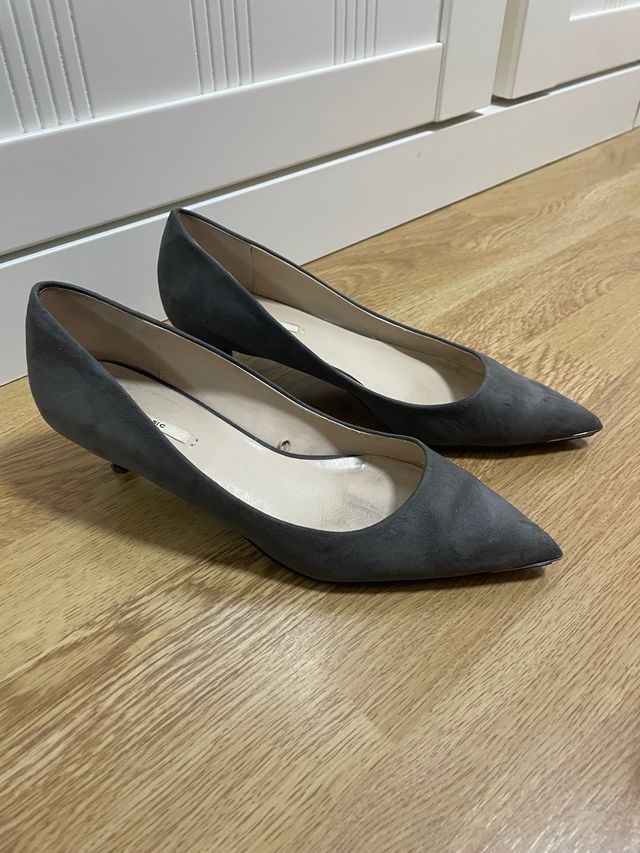 Tacón grises y negro 2x15€