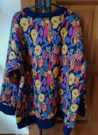 Jersey Zara flores jacquard