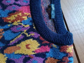 Jersey Zara flores jacquard