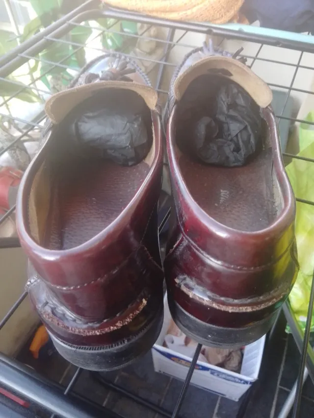 Mocassini uomo marrone con nappine