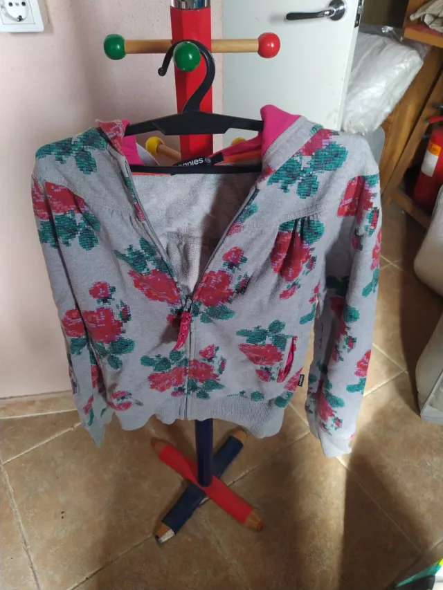 Chaqueta niña flores