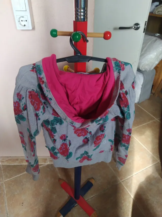 Chaqueta niña flores