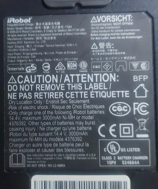 Base de carga aspirador iRobot Roomba