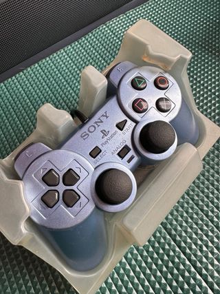 PlayStation 2 PAL + Mando + Memory Edición Aqua