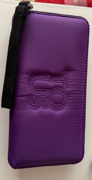 Cartera Tous Morada con Logo Bordado