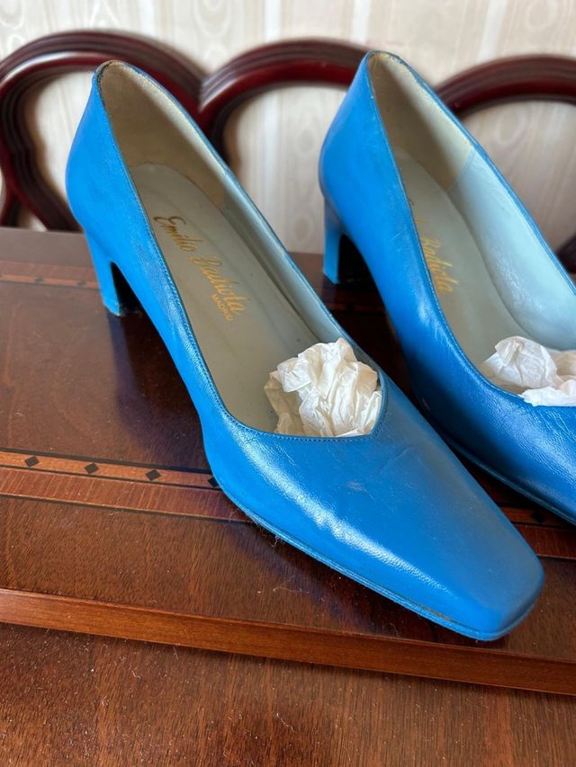 Zapatos Emilio Badiola azul