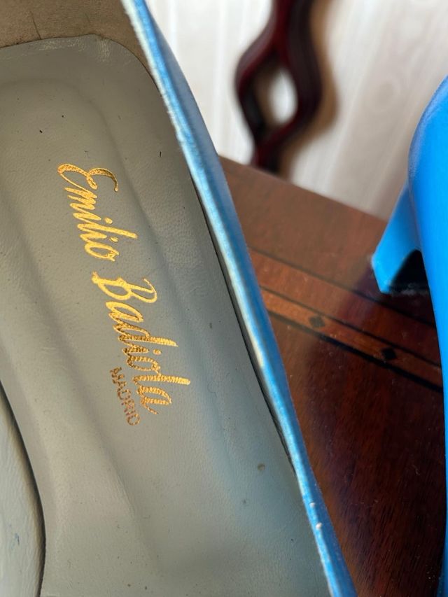Zapatos Emilio Badiola azul