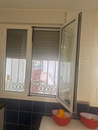 Ventana Aluminio con Persiana y Mosquitera