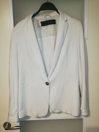 Chaqueta botón Zara Basic S