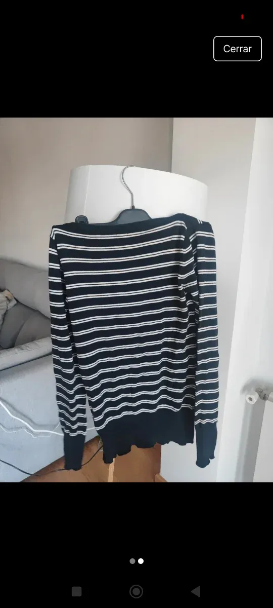 Jersey rayas blanco y negro