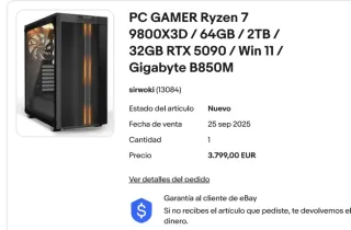 PC GAMING ULTRA GAMA ALTA. RTX5090.