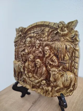 Portal del Belén, nacimiento en escayola