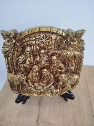 Portal del Belén, nacimiento en escayola