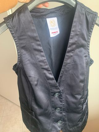 Gilet lucido blu Met Tg. M