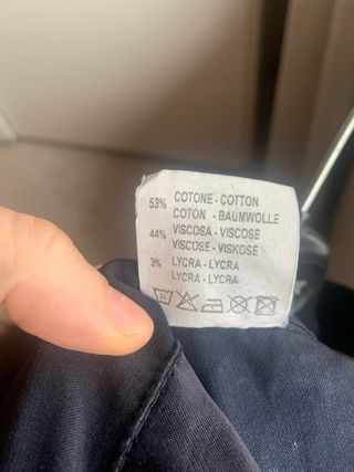 Gilet lucido blu Met Tg. M