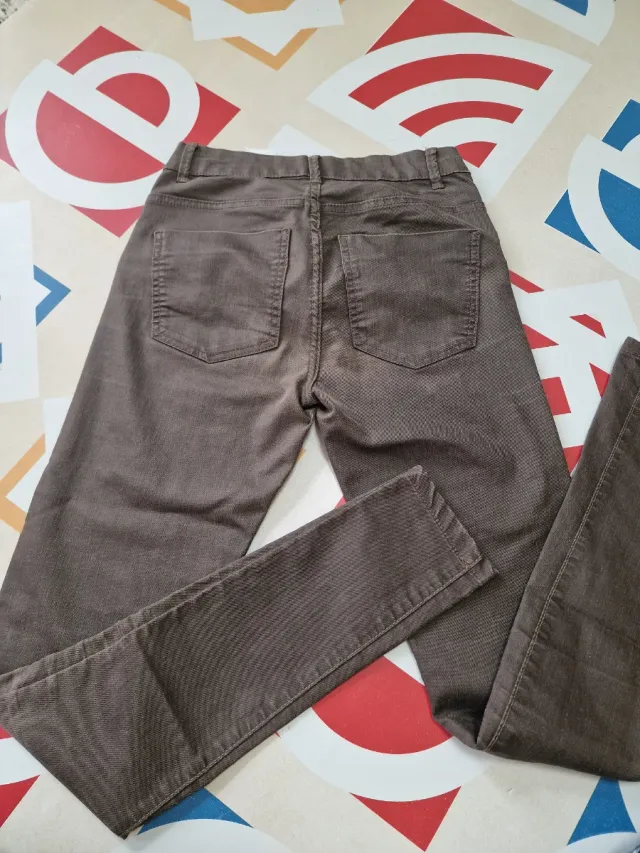 Pantalones marrones mujer