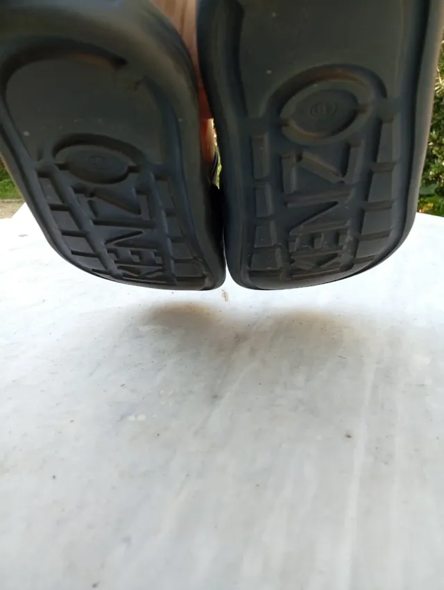 Ciabatte Kenzo blù con Tigre