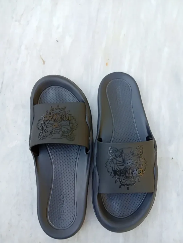 Ciabatte Kenzo blù con Tigre