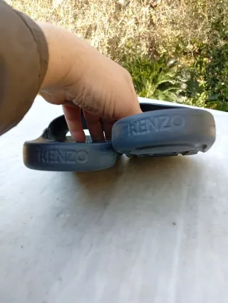 Ciabatte Kenzo blù con Tigre