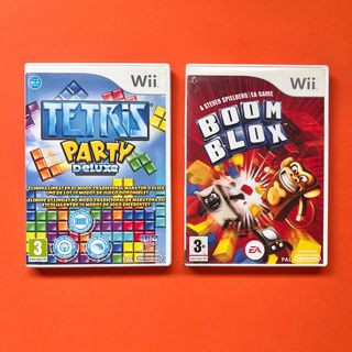 Juegos Wii Tetris Party Deluxe y Boom Blox