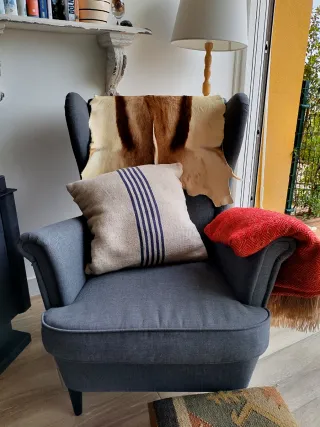 Poltrona Ikea STRANDMON Grigio Scuro