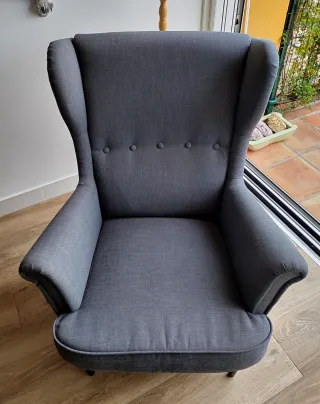 Poltrona Ikea STRANDMON Grigio Scuro