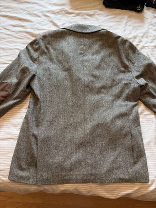 Americana Springfield gris con coderas