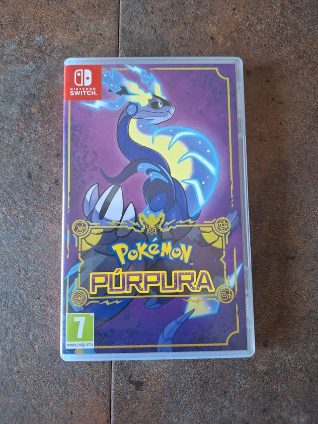 Pokémon Púrpura Nintendo Switch Casi Nuevo