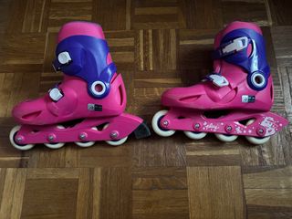 Patines Oxelo rosas talla 34-36