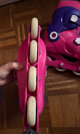 Patines Oxelo rosas talla 34-36