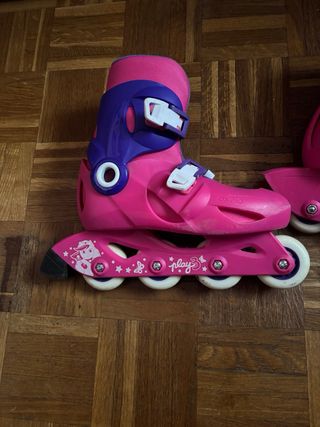 Patines Oxelo rosas talla 34-36