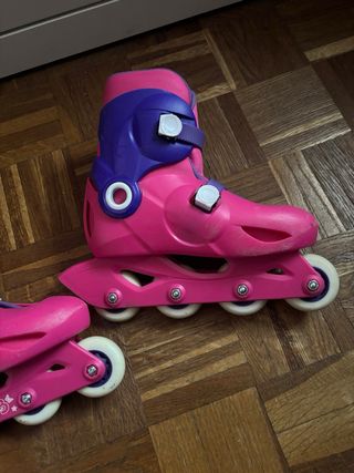 Patines Oxelo rosas talla 34-36