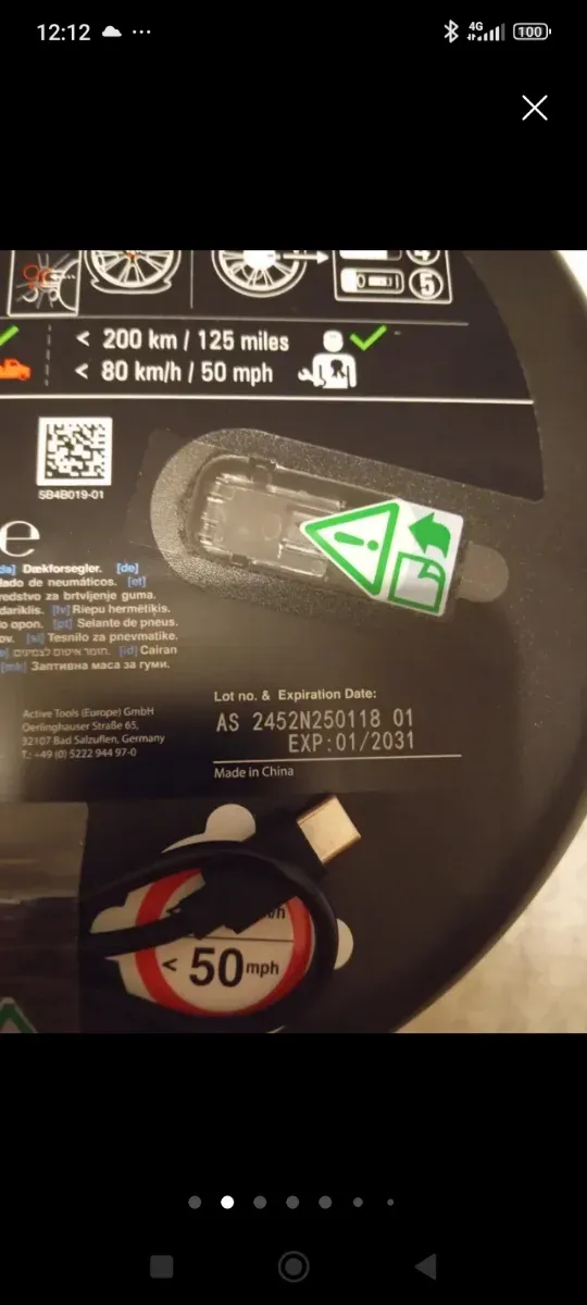 Kit Reparación Pinchazos Coche/Moto