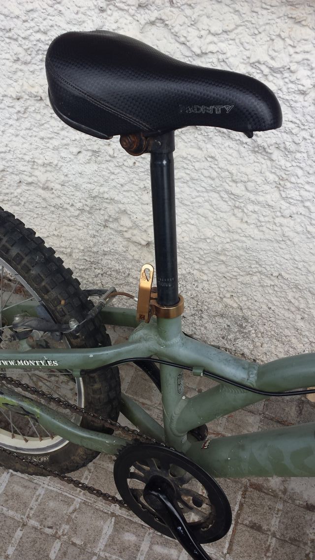 Bicicleta 6 marchas niño Monty Army