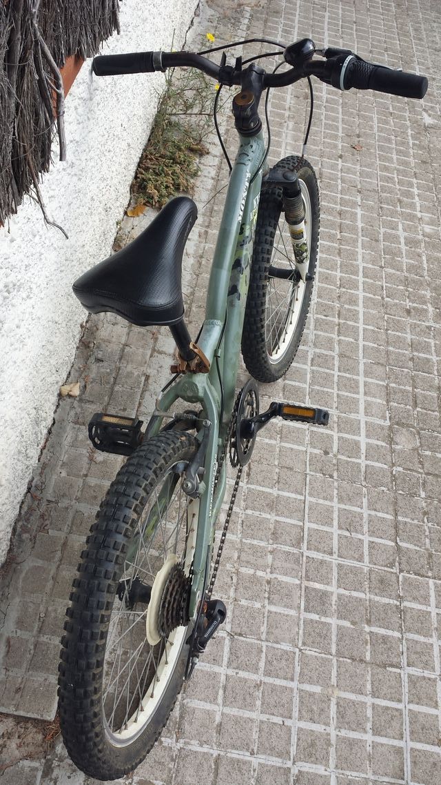 Bicicleta 6 marchas niño Monty Army