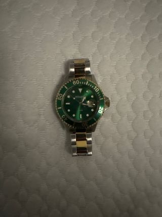 Reloj Dewell Dorado y Verde