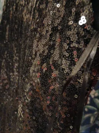 Mono fiesta lentejuelas negro