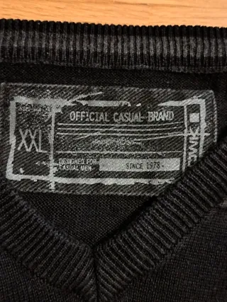 Chaleco de punto rayas caballero