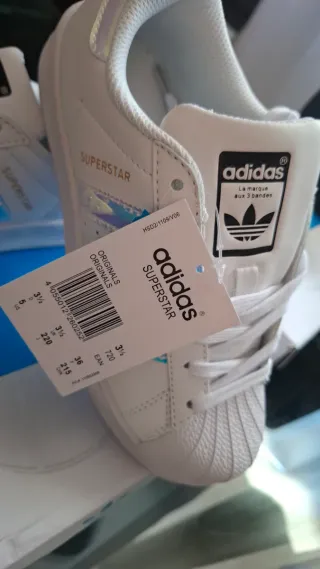 Adidas Superstar Blancas Holográficas