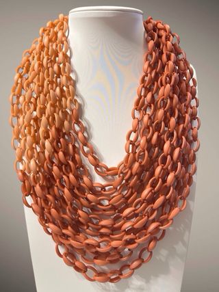 Collana donna effetto corallo