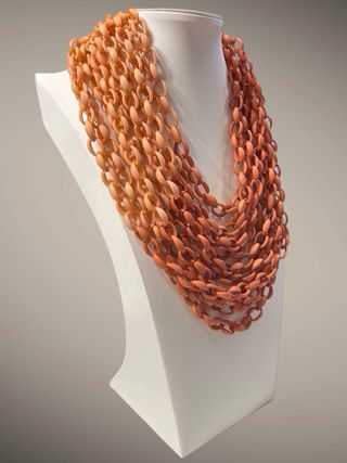 Collana donna effetto corallo