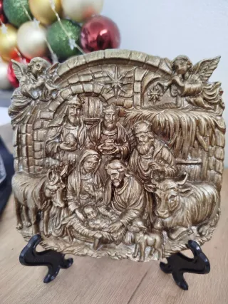 Portal de Belén Nacimiento en escayola