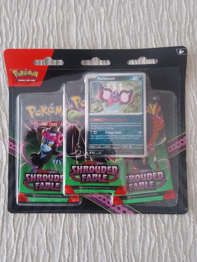 Blister 3 Sobres Pokémon Shrouded Fable