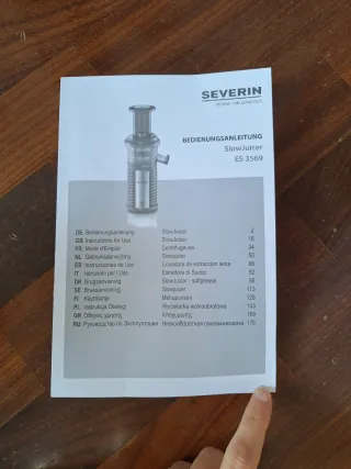 Estrattore di succo SEVERIN Slow Juicer