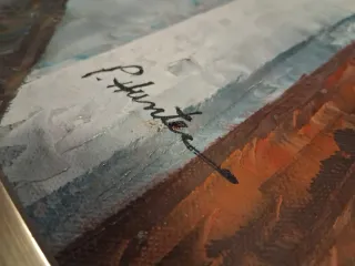 Pintura P. Hunter Paisaje Andaluz