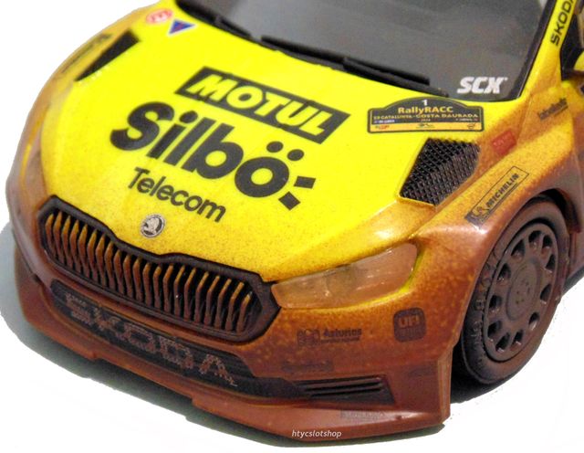 SCALEXTRIC ADVANCE SKODA FABIA #1 COHETE SUAREZ